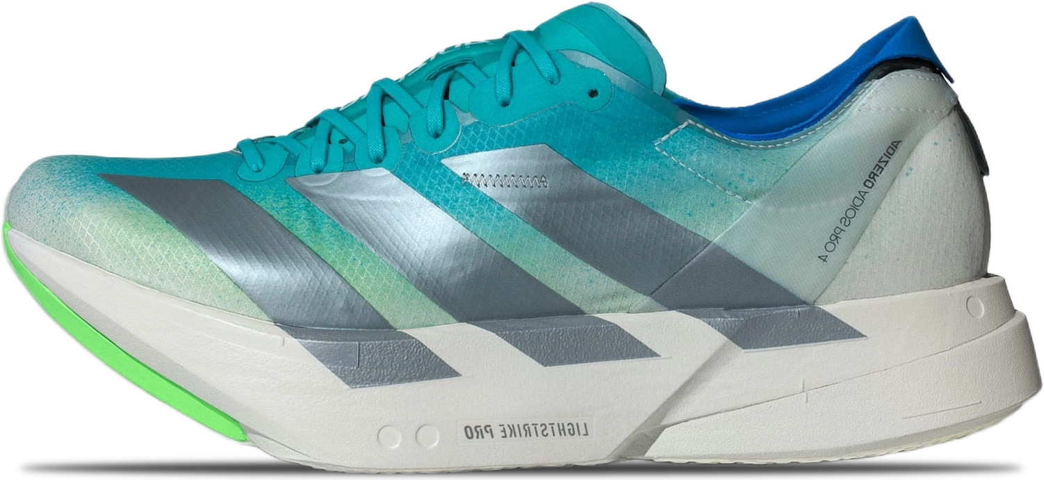 adidas Adizero Adios Pro 4 HI-RES AQUA IRON METALLIC