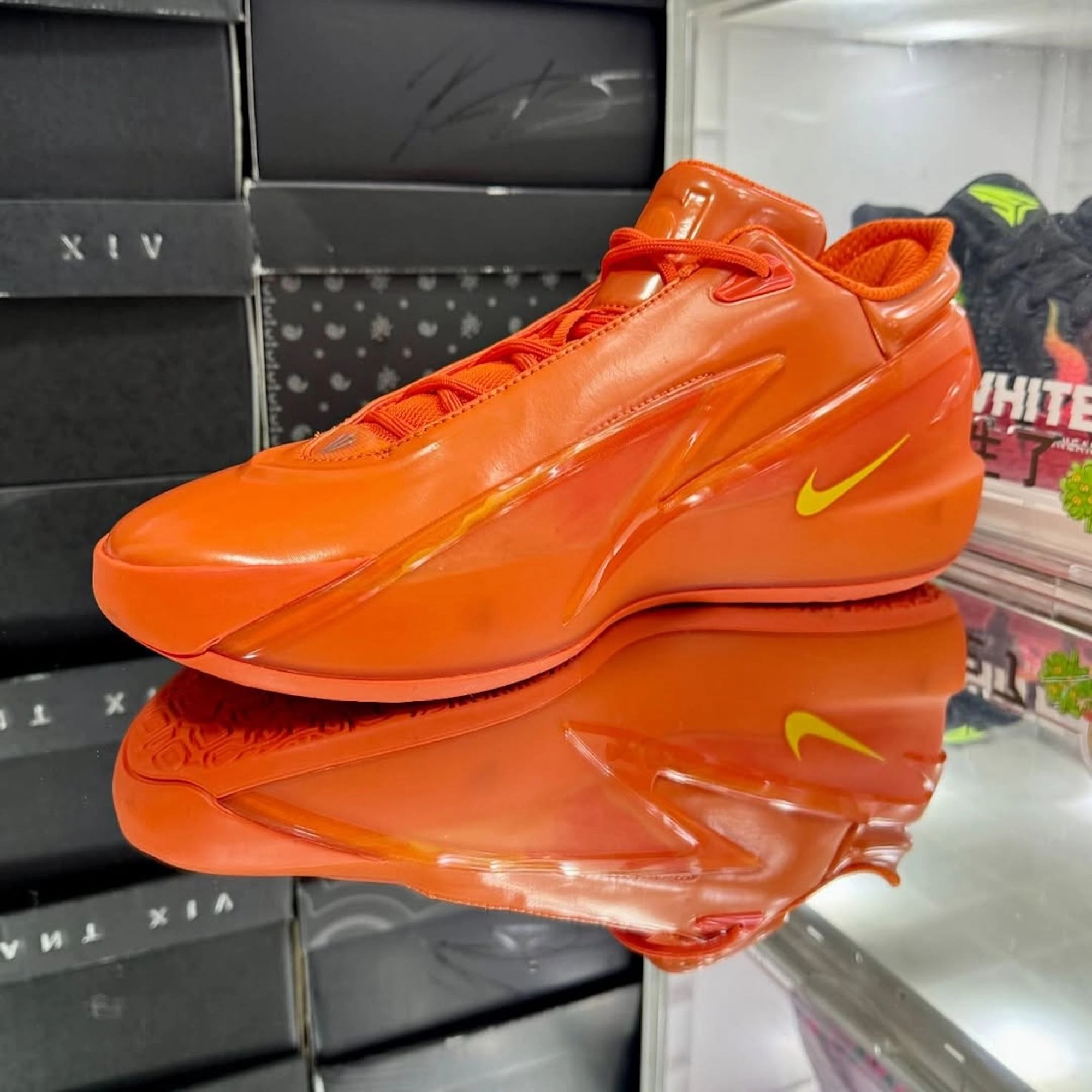 NOCTA Nike KD 19 orange vue 3/4