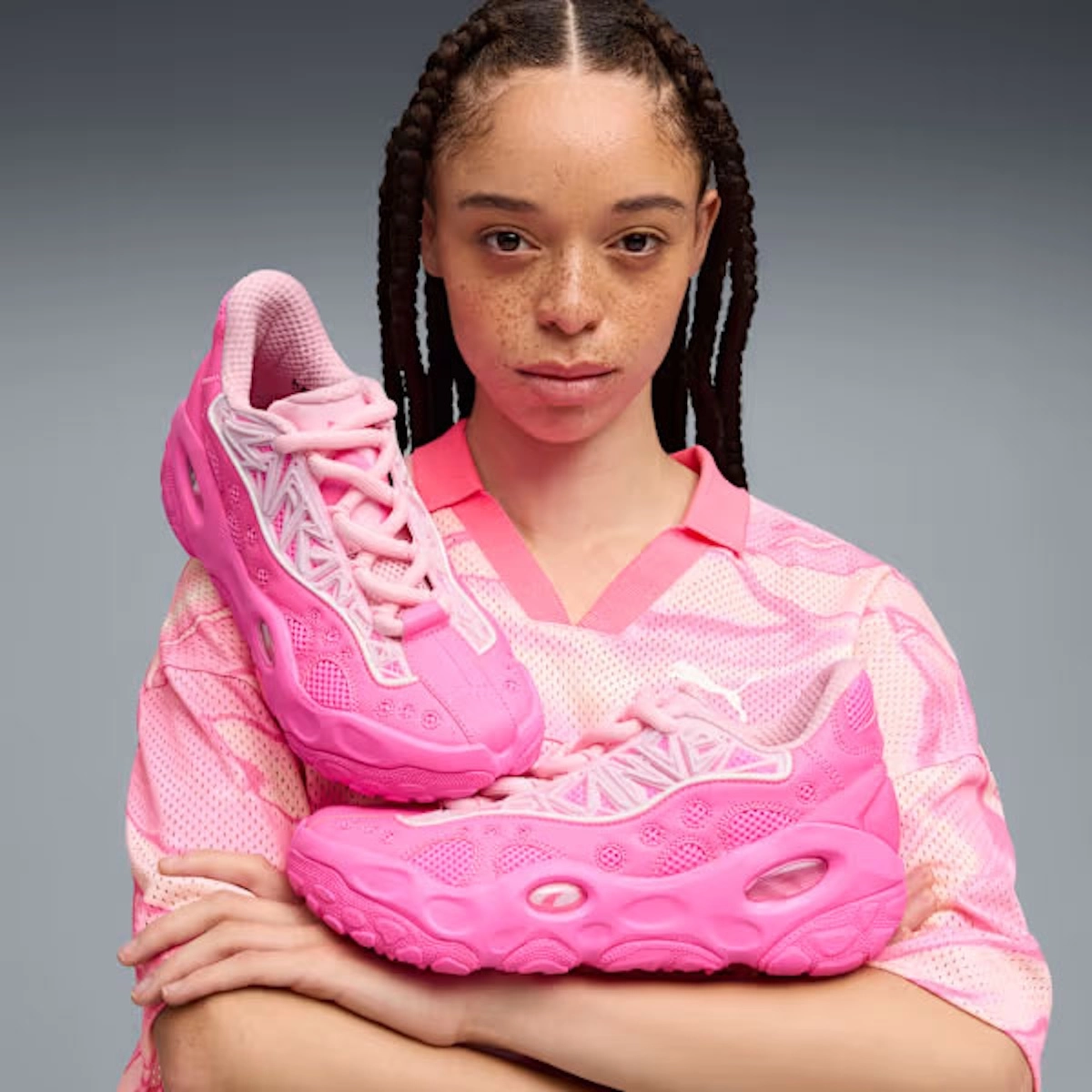puma lafrance rnr poison pink model