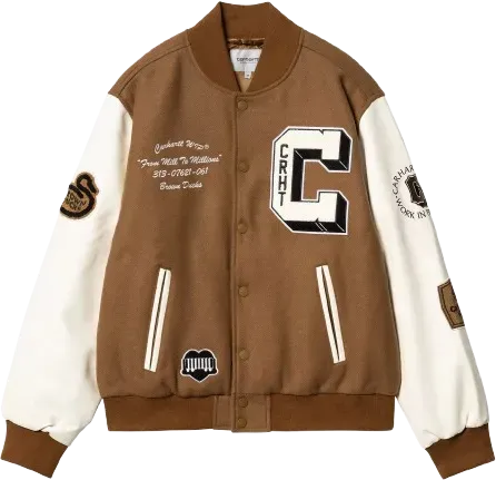 Carhartt WIP Brown Ducks Bomber HAMILTON BROWN