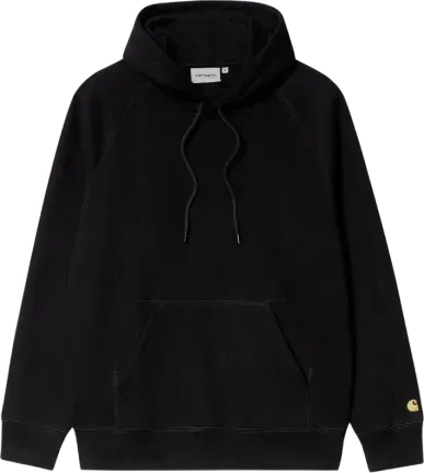 Carhartt WIP Hooded Chase Sweatshirt BLACK GOLD