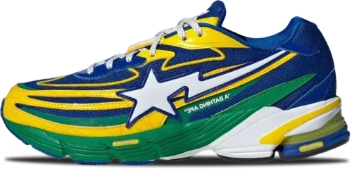 image de Bape Adidas Orketro Blue Green Yellow JQ2398