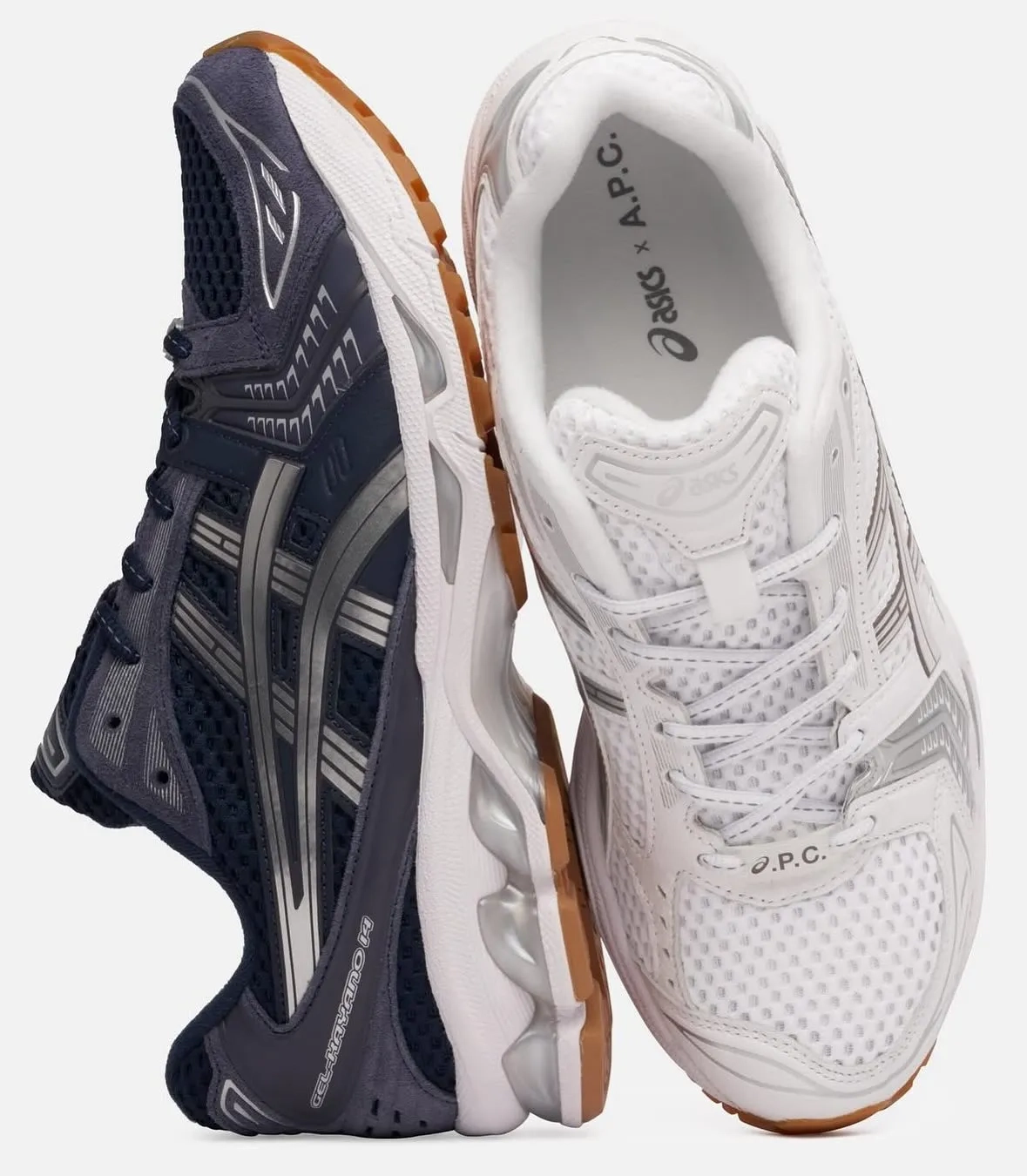 APC x Asics Gel-Kayano 14 1203a727-100 1203a926-400