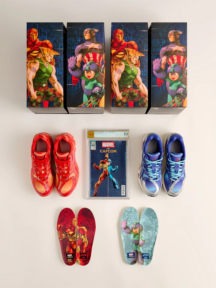 Kith Marvel Capcom Iron Man Mega Man Asics Gel-Nimbus 10.1