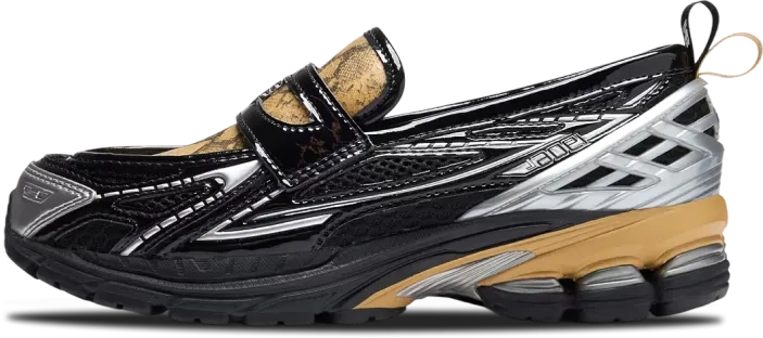 GANNI x New Balance 1906L SNAKESKIN BLACK SILVER