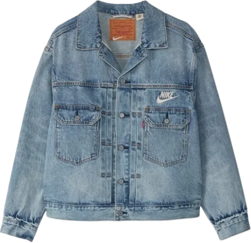Levi's Nike Trucker Jacket Blue Denim 002tm-0000 image