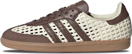 Image de adidas Samba OG Basketweave Cream White / Earth Strata / Gold Metallic IH9373