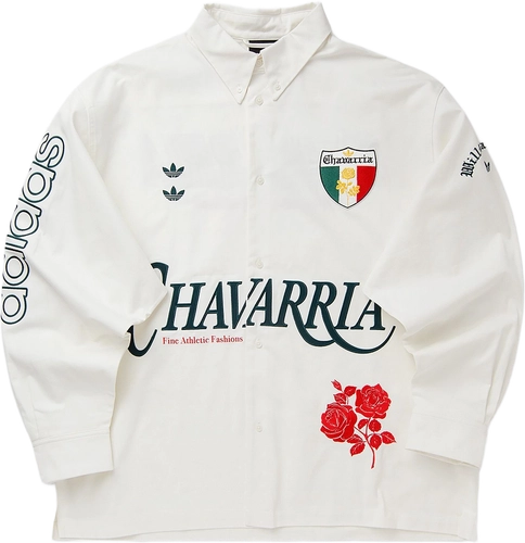 adidas x Willy Chavarria Button Up Shirt WHITE image