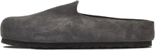 Birkenstock Amsterdam Wrapped Suede Leather CHARCOAL image