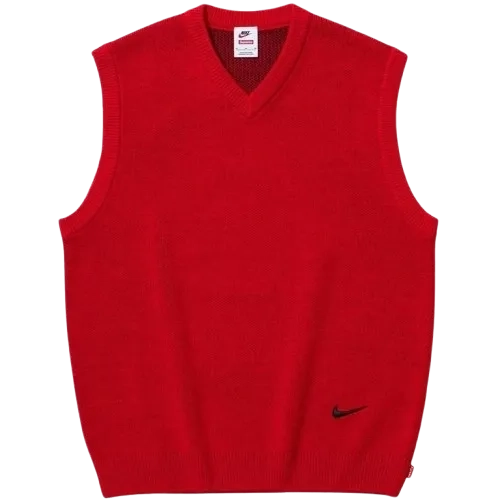 Image de Supreme Nike Sweater Vest SS25 Red