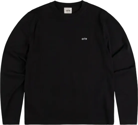 Arte Antwerp Print Longsleeve T-Shirt BLACK