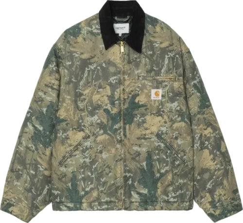 image de Carhartt Wip Og Detroit Jacket Camo Combi Green I0356143bl06