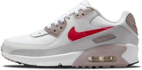 Image de Nike Air Max 90 LTR GS White Red CD6864-131