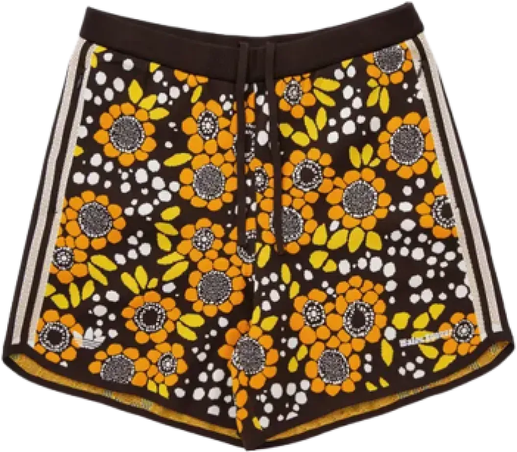 Wales Bonner x adidas Knit Floral Short BROWN
