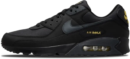 image de Nike Air Max 90 Black Anthracite Gold IB7680-001