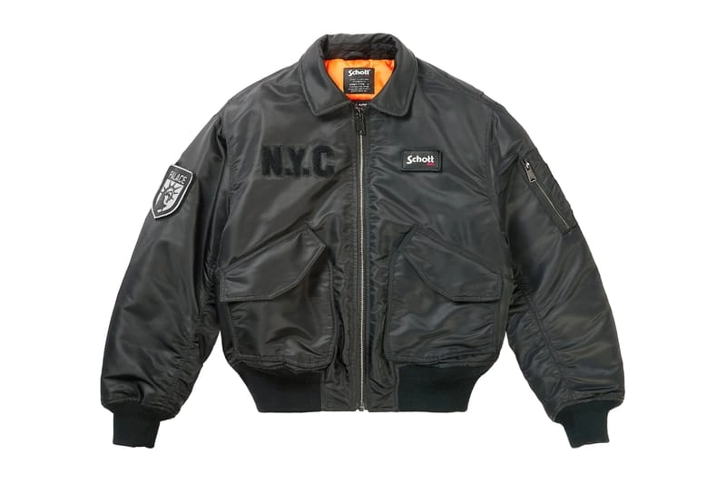 Palace x Schott NYC waffle-knit long-sleeve