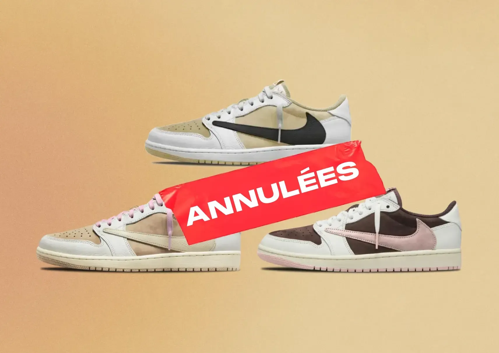 Les Travis x Air Jordan 1 Low annulées