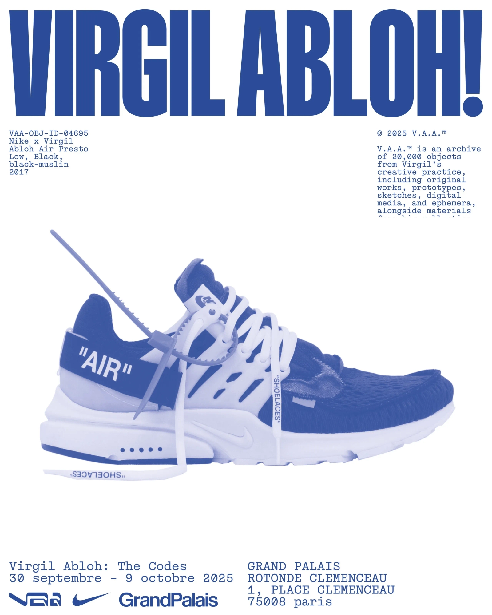 Virgil Abloh the Codes expostion 2025
