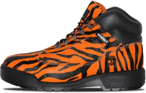 image de Supreme x Timberland Field Boots Orange Black