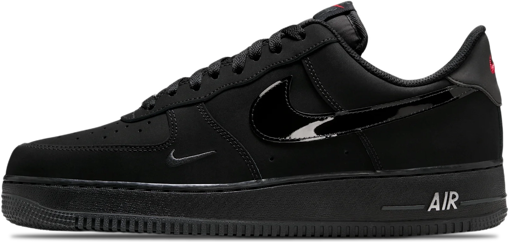 Nike Air Force 1 Low BLACK FIRE RED