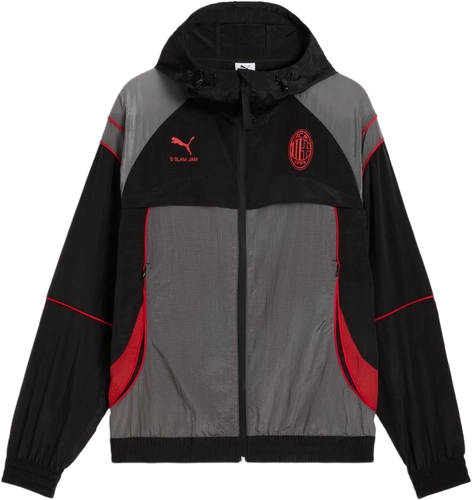 Image de Image gallery #5 AC Milan x Slam Jam x Puma Prematch Track Jacket PUMA BLACK FLAT MEDIUM GRAY 787642-05