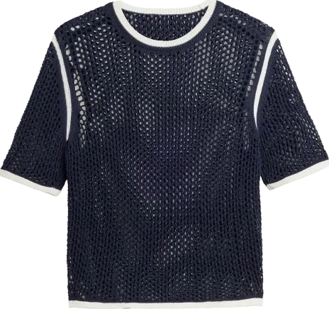 Image de Wales Bonner x adidas Knit T-shirt Navy KA7052