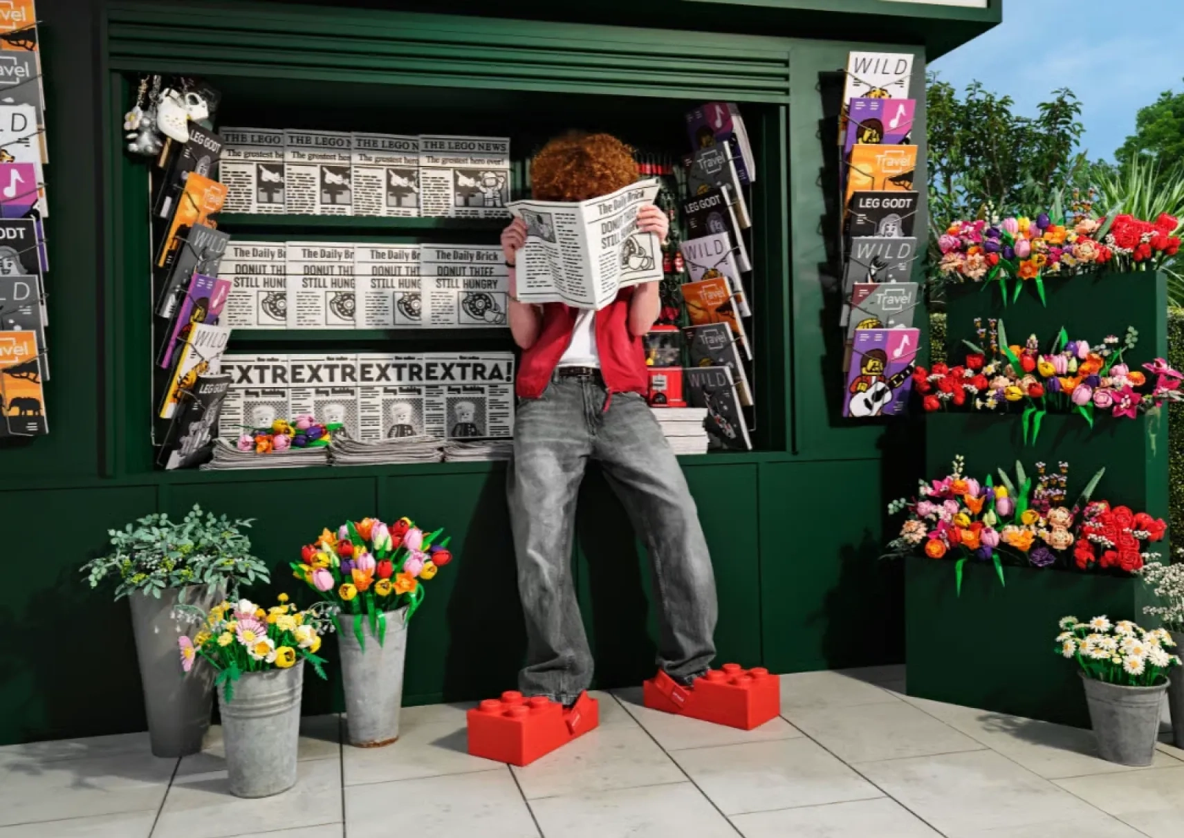 Lego Crocks Brick Clock : quand les briques deviennent sabot