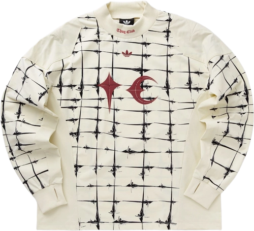 adidas x Thug Club Goalie Long-Sleeve T-Shirt CREW WHITE image