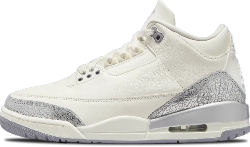 image de Air Jordan 3 WMNS Sail Metallic Silver CK9246-100