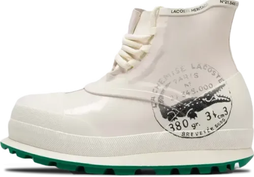 image de Lacoste Rene Boot Runway White Green 48CMA0031-WG1