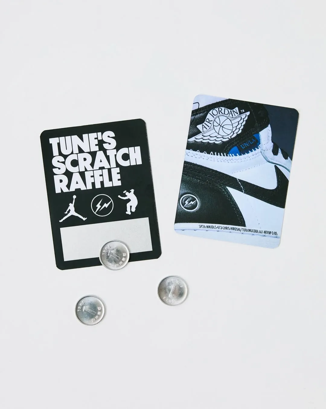 Fragment Union Air Jordan 1 High White Black II7282-100