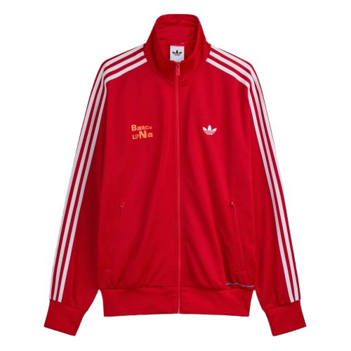 Image de Bad Bunny x adidas Firebird Track Top Barcelona BETTER SCARLET
