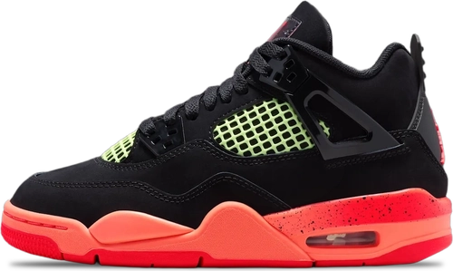 Image de Air Jordan 4 GS BLACK BRIGHT MANGO VOLT INFRARED 23 II1271-001
