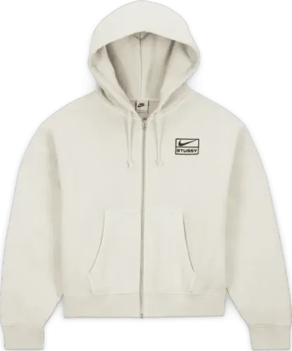 Image de Stussy Nike Fleece Zip Hoodie Light Bone