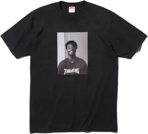 Image de Supreme Thrasher T Shirt Harold Black