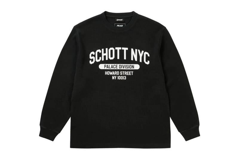Palace x Schott NYC Spring 2026 collaboration details