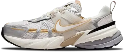 image de Nike V2K Run WMNS Khaki Metallic Silver HJ7245-100