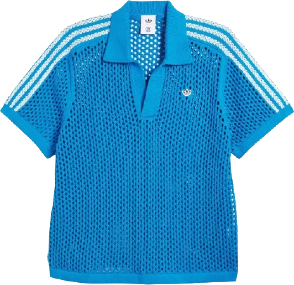 Adidas x CLOT Crochet Polo BLUE