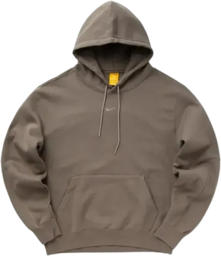 NOCTA x Nike Fleece Hoodie Brown Grey FN7659-040 image