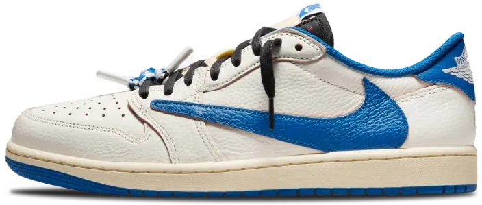 Travis Scott x Fragment x Air Jordan 1 Low OG ホワイト ブルー DM7866-104 Jordan 1 Retro Low OG SP Fragment x Travis Scott Sail Military
