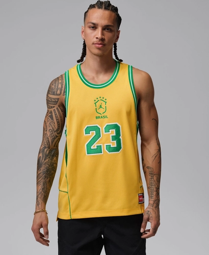 Image de Jordan Essentials Mesh Jersey VARSITY MAIZE LUCKY GREEN