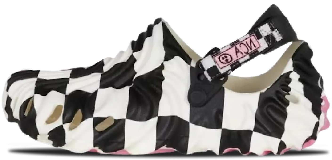 Nina Chanel x Salehe Bembury x Crocs Pollex Clog WHITE BLACK