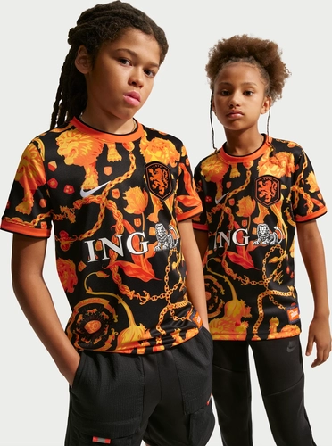 Image de Patta x Nike Academy Pro Short-Sleeve Top GS BLACK ORANGE IB5420-010
