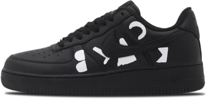 CDG x Nike Air Force 1 Low BLACK WHITE