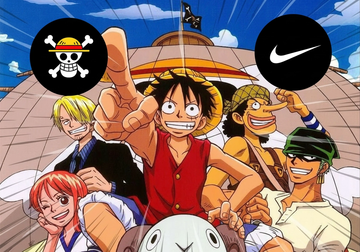 background one piece et nike