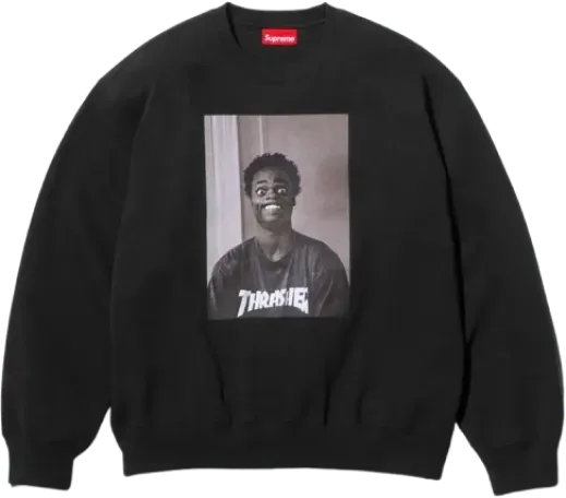 Supreme x Thrasher Crewneck HAROLD BLACK