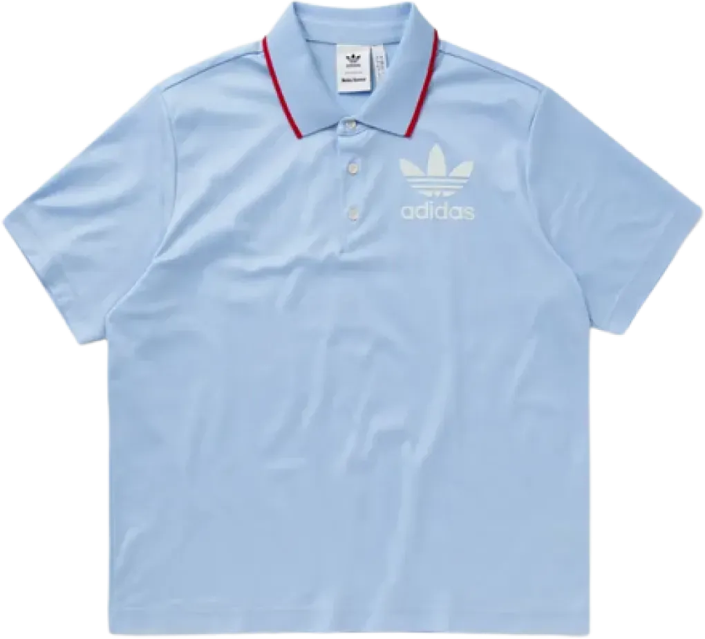 Wales Bonner x adidas Polo GLOW BLUE