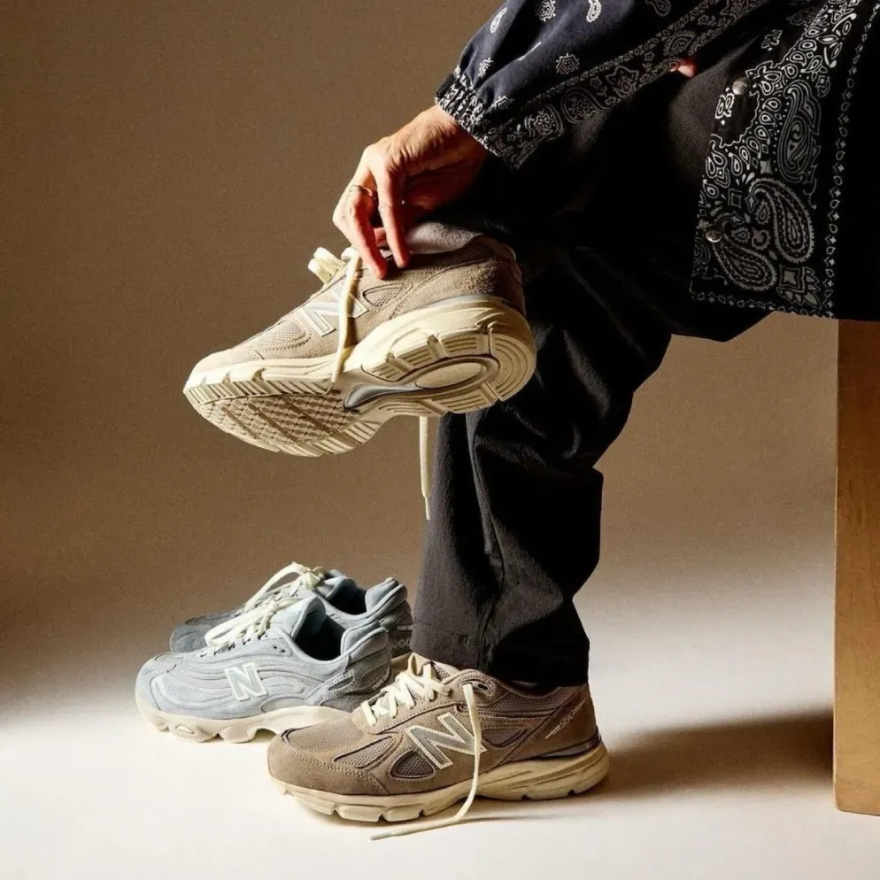 Kith x New Balance 990v4 CREAM BROWN