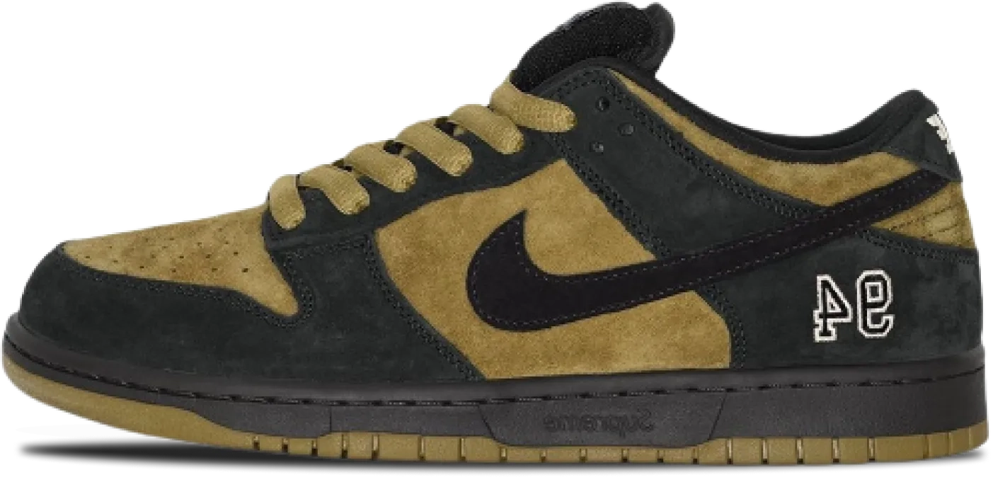 Supreme x Nike SB Dunk Low - Exclusivité Asie CAMPER GREEN