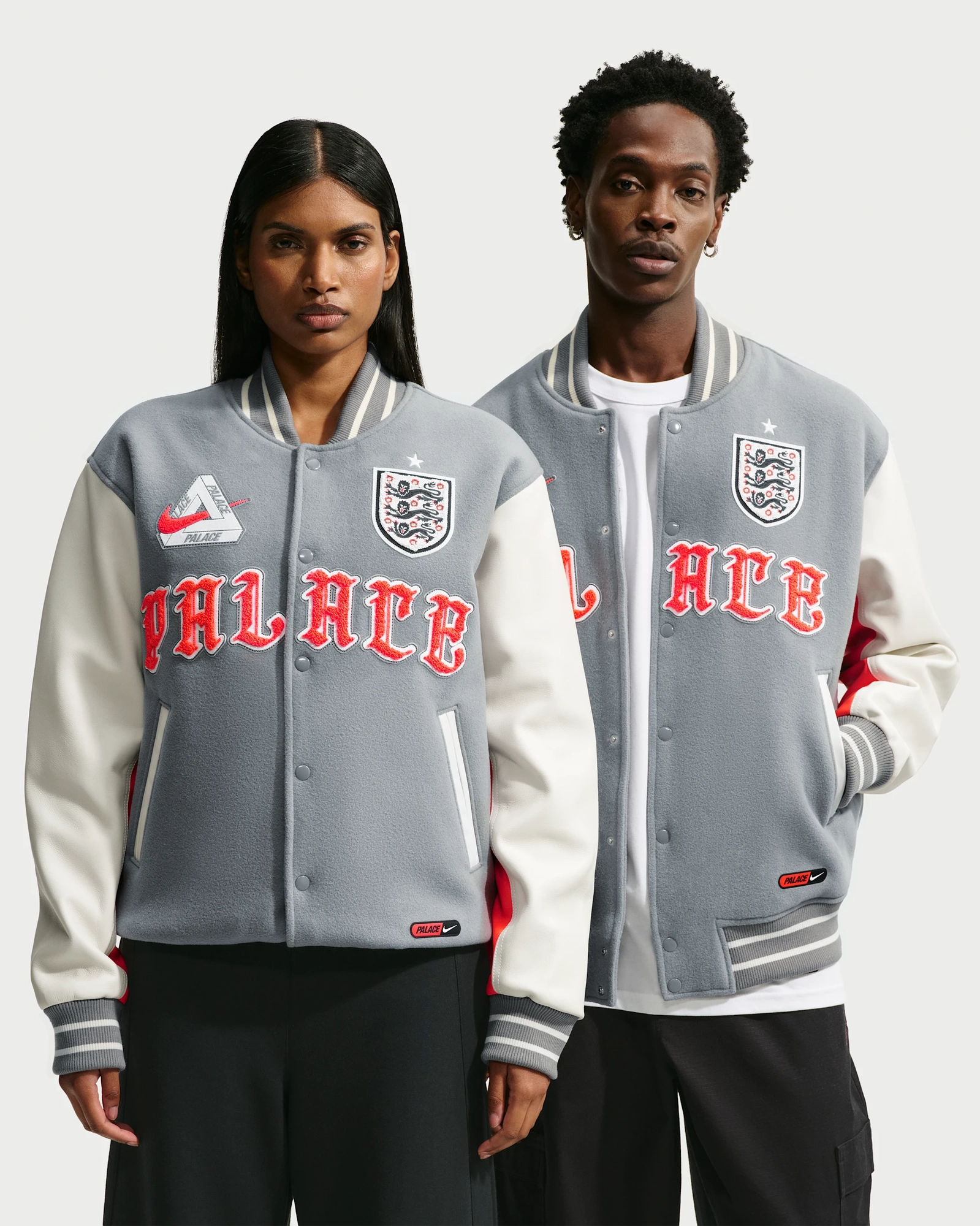 Palace x England x Nike Varsity Jacket 